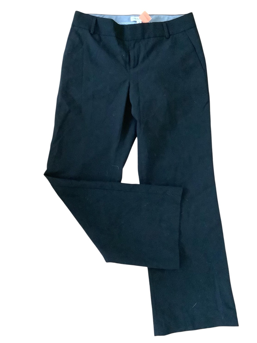 Banana Republic The Martin Fit Black Wool Blend Lined Dress Pants